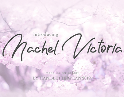 Free Nachel Victoria Script Font