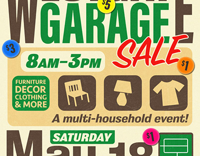 Project thumbnail - Garage Sale Poster