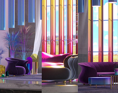 iridescent interior design