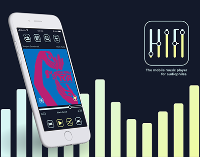 Hifi music player app concept