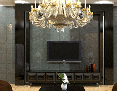 Elegant Gray & Brown Small Classic livingroom