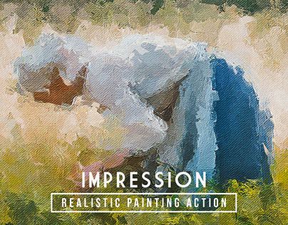 Impression Realistic Painting Action For Photoshop