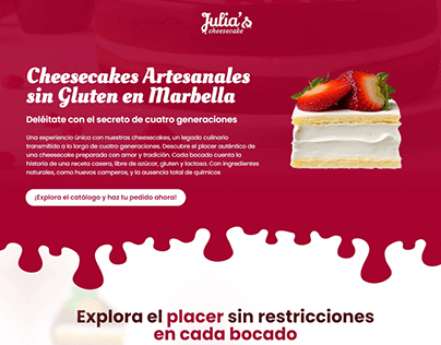 LandingPage | Pastelería Artesanal - Julias Cheesecake