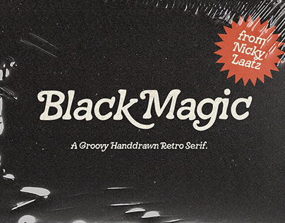 Black Magic Slab Serif Fonts