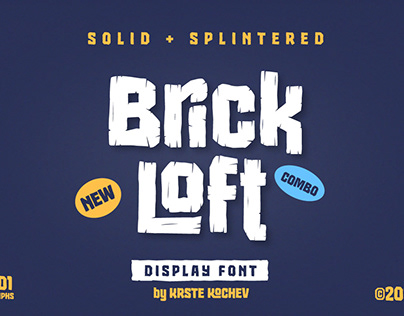 Project thumbnail - Brick Loft - Display Font