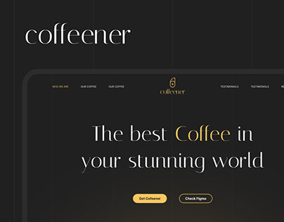 Coffeener Landing Page