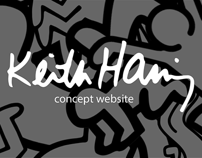 Keith Haring concept website