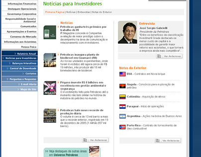 Petrobras - Notícias para Investidores (2006)