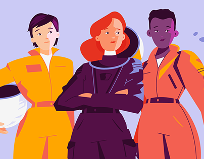 Astronauts - Strong Women