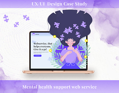 Mental Health Support Platform| UX/UI Design