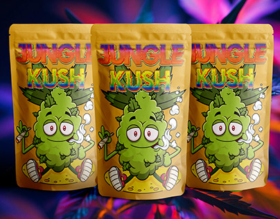 Jungle Kush Packaging design