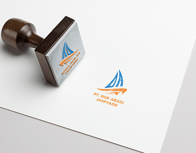 Logo and Visual Branding Dok Abadi Shipyard Company