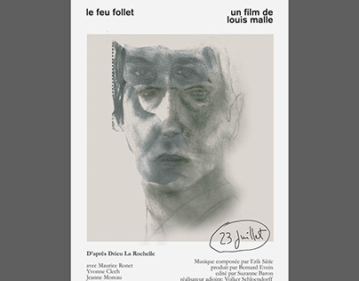 Poster for "Le Feu Follet", a Louis Malle movie