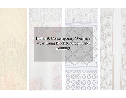 Women's wear - Hand block & Screen printing