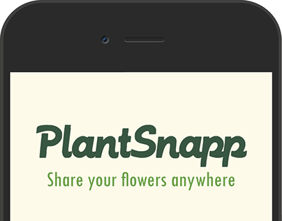 PlantSnapp - Ux/Ui Design for conceptual APP