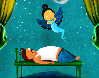 Angel and Dream Illustration
