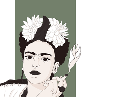 Frida Kahlo - Illustration