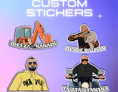 Custom Stickers for my Fiverr Client