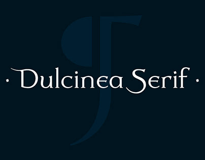 Project thumbnail - Dulcinea Serif - Font family - Typeface.