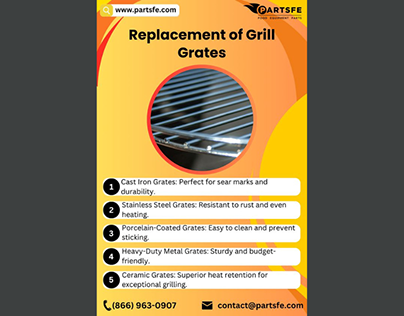 Griddle & Grill Grates Parts - PartsFe