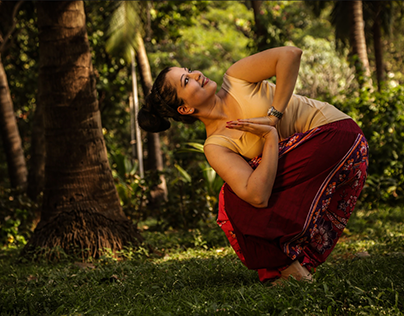 Yoga photoshoot with Durga Kale