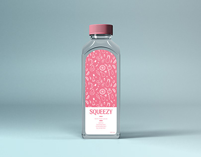 Squeezy - Juice Bar Brand Identity Concept