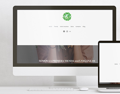Diseño web para Mundo Vegano