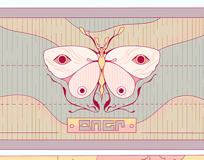 Illustration - Butterfly & Bird
