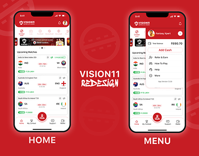 Vision11 - App Redesign