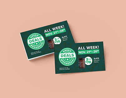 Green Wednesday Cards