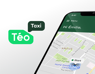 Téo Taxi mobile app