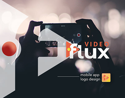 Video Flux - mobile app logo design