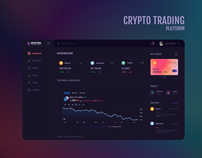UX design on Crypto trading platform
