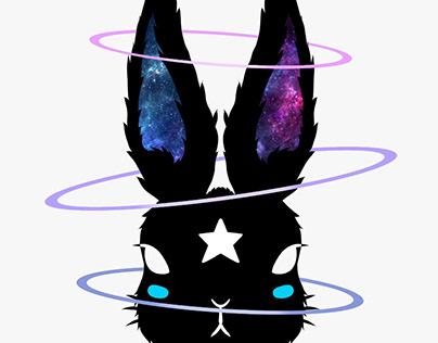 Ilustração Digital "Space Rabbit"