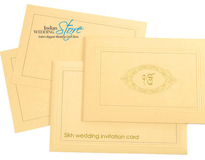 Sikh Wedding invitations card 