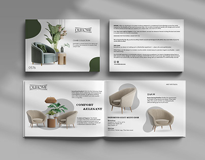 Duhome- Chair Catalog Design