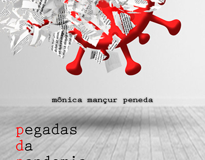 Capa do Livro "Pegadas da Pandemia"
