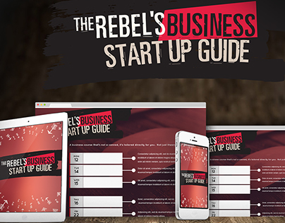 Business Rebellion branding, writing, product launch