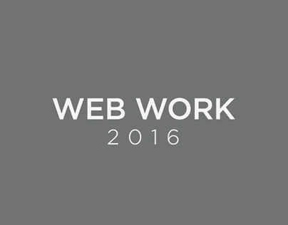 Web Work 2016