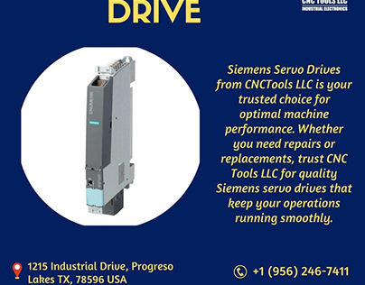 Enhance Your Machine's With Siemens Servo Drive