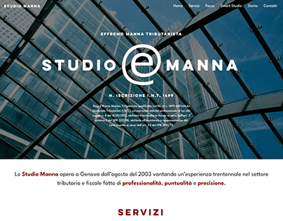 Project thumbnail - Sito Web - Studio Manna
