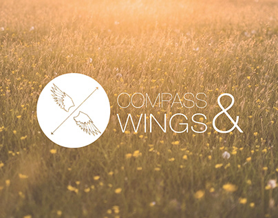 Compass & Wings Logo Design