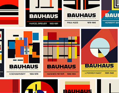 dedicated to Bauhaus / part one / 20 posters