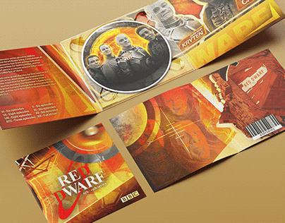 Red Dwarf Full CD Cover + CD Design