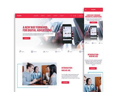 Advertising Tech Company - Website UI/UX Design