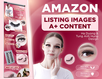 Eyelashes AMAZON | listing image
