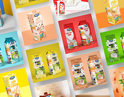 DAIRY, Milk packaging design