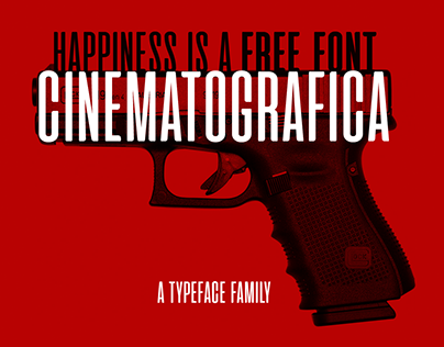 A movie inspired type family with one FREE FONT