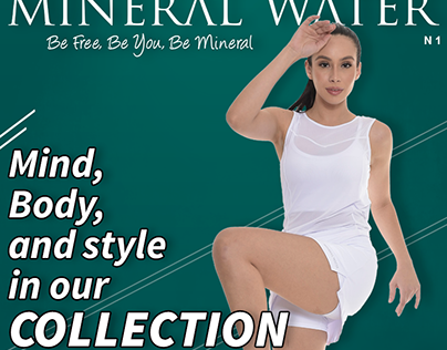 Mineral Water - Projeto para Revista - Moda Fitness
