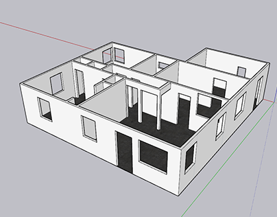 AutoCAD Blueprint and Sketchup Rendering with Vray
